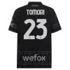 AC Milan Fikayo Tomori 23 Fodboldtrøjer Fjerde Sort 2023-24 Kort ærmer